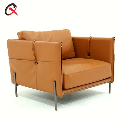 Leather Chair with Thin Arm Leather Chair with Thin Arm