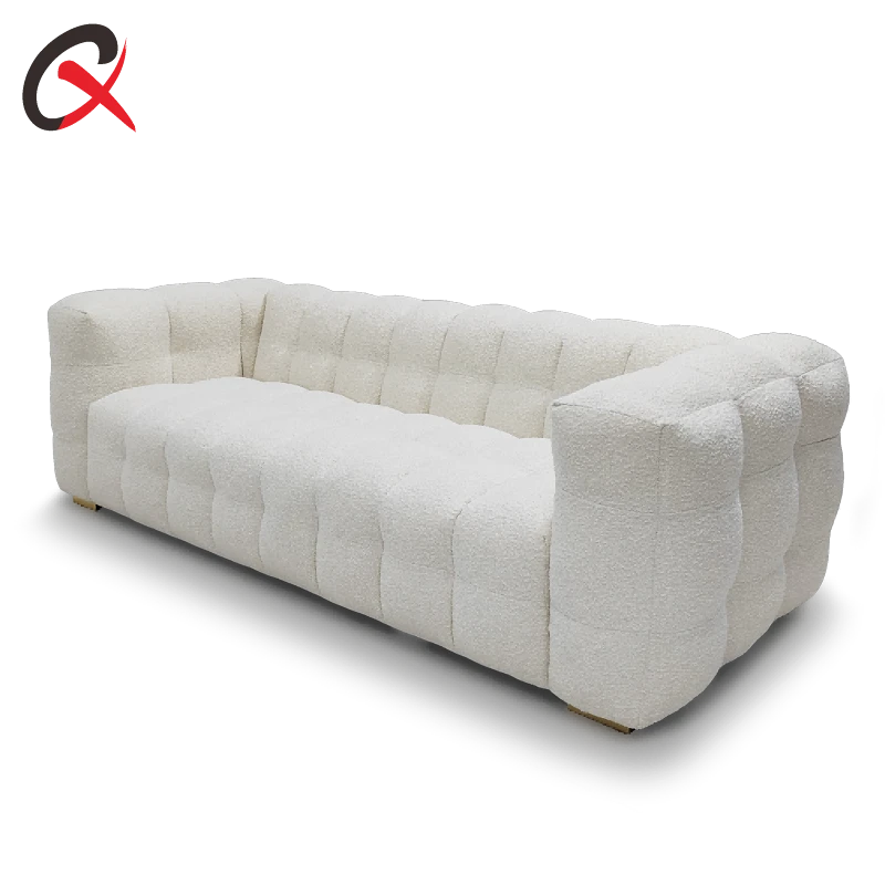 Cream 3-Seater Sofa Cream 3-Seater Sofa
